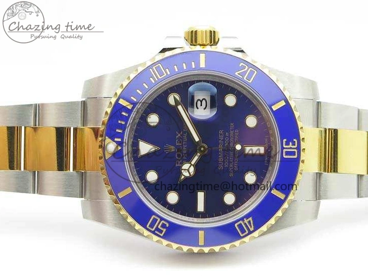 0401 Submariner 116613LB Wrapped SS YG VRF 1:1 Best Edition Blue Dial A Fashionable 3533